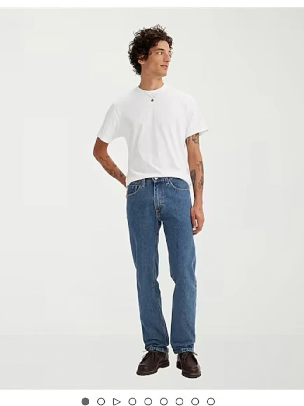 Levi’s men’s 505 straight leg original denim jeans 36 x 32